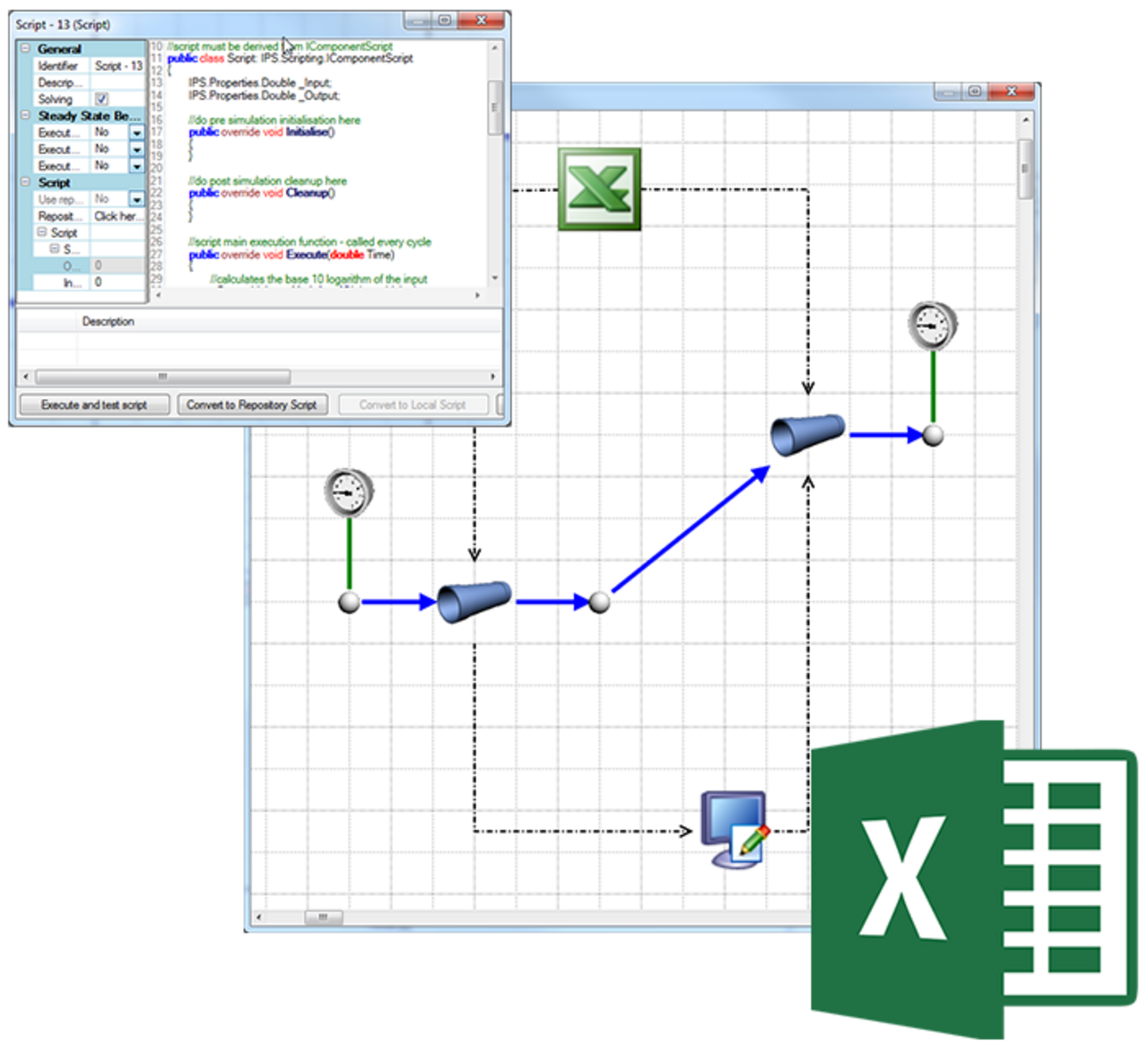 Flownex® Excel-Integration und Scripting